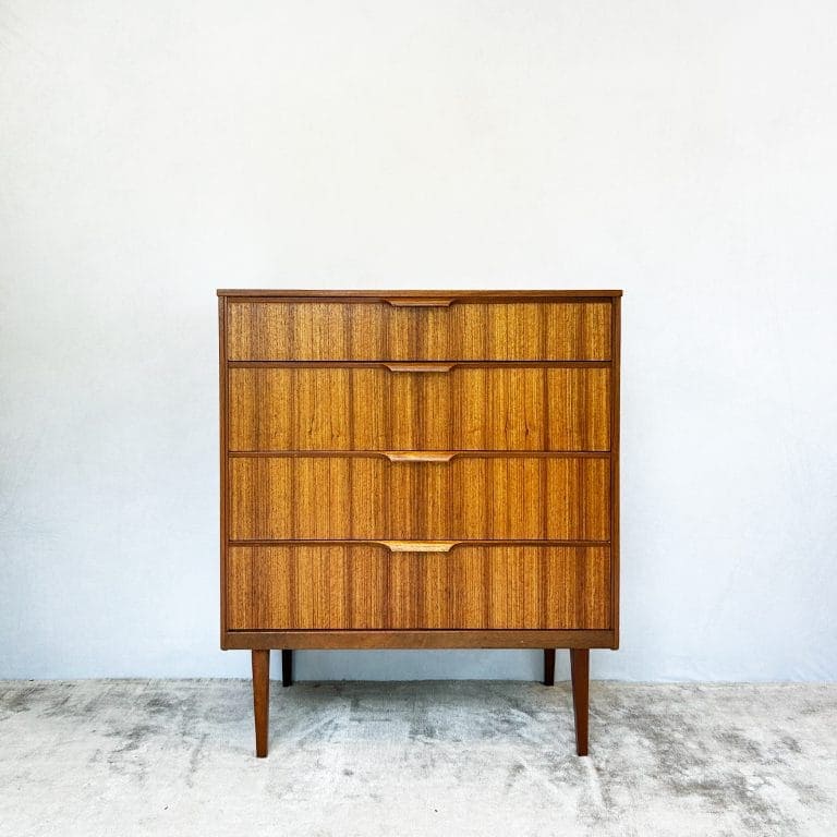 Mid Century Teak Chest of Drawers by Austinsuite