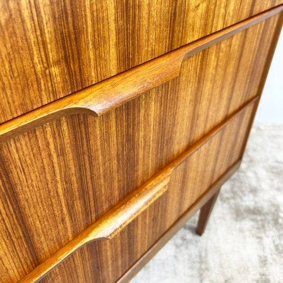 Mid Century Teak Chest of Drawers by Austinsuite