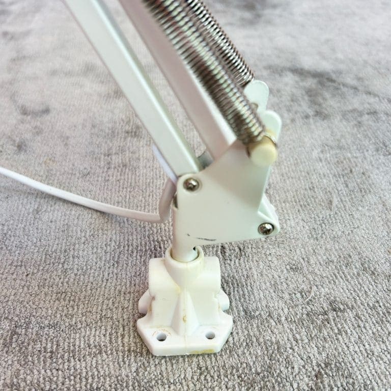 Vintage White Architects Desk Lamp