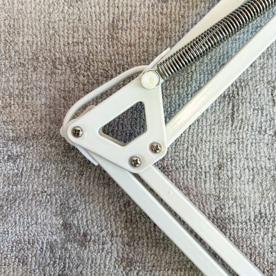 Vintage White Architects Desk Lamp