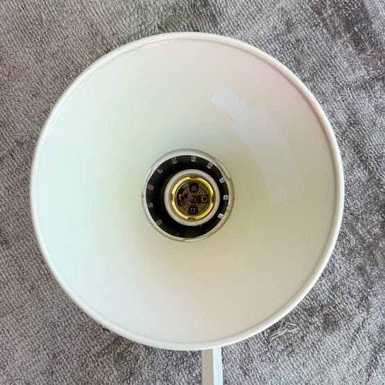 Vintage White Architects Desk Lamp