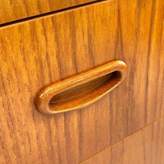 Danish Modern Teak Chest of Drawers by Unitex
