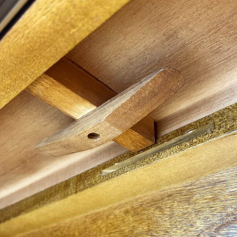 Mid Century 4 Section Glazed Oak Bookcase