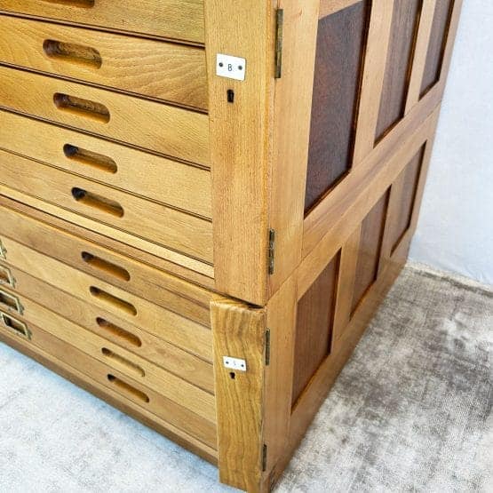 Vintage Staverton Plan Chest / Architects Drawers