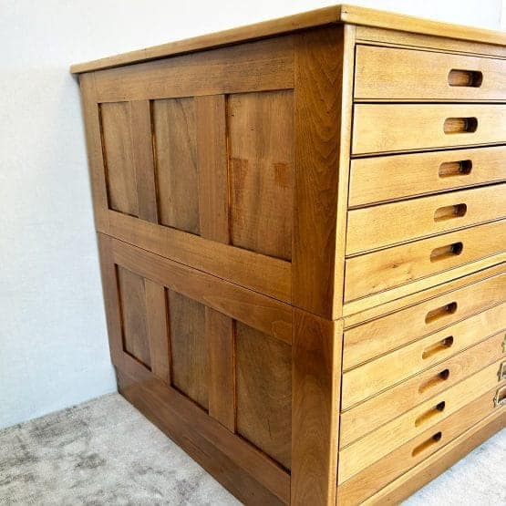 Vintage Staverton Plan Chest / Architects Drawers