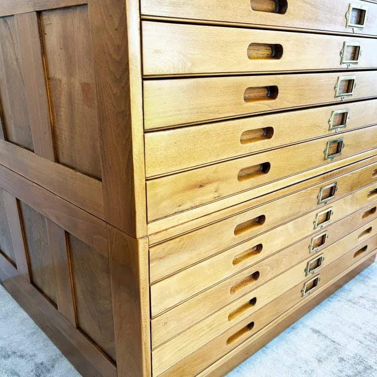 Vintage Staverton Plan Chest / Architects Drawers