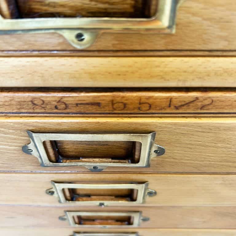 Vintage Staverton Plan Chest / Architects Drawers