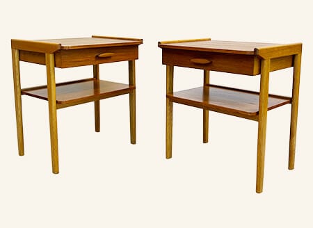 Vintage & mid-century dining, bedside and coffee tables