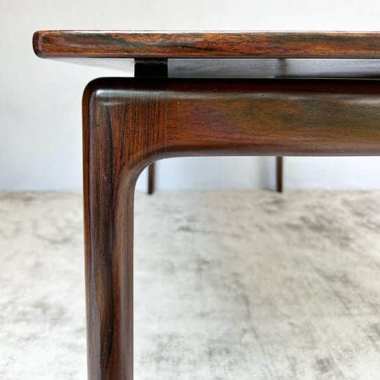 Mid Century Brazilian Rosewood Coffee Table by Ole Wanscher