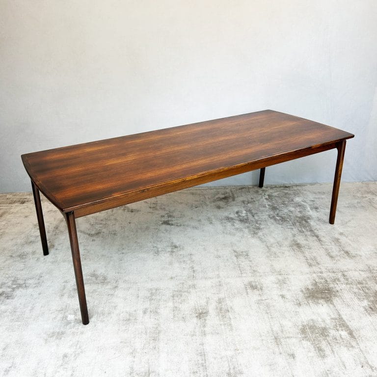 Mid Century Brazilian Rosewood Coffee Table by Ole Wanscher