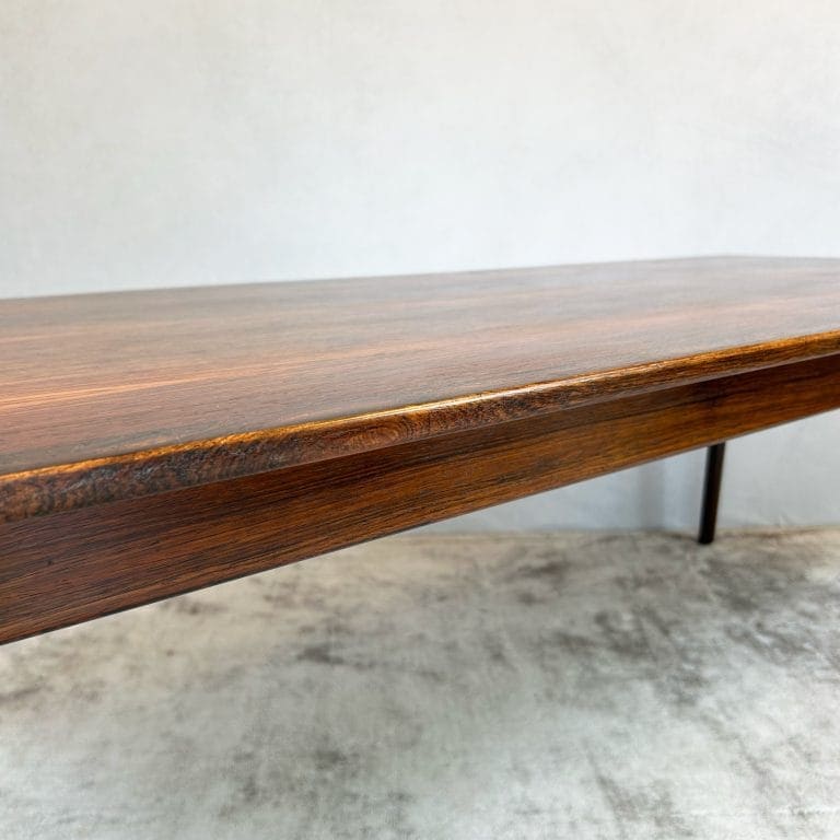 Mid Century Brazilian Rosewood Coffee Table by Ole Wanscher