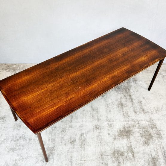 Mid Century Brazilian Rosewood Coffee Table by Ole Wanscher