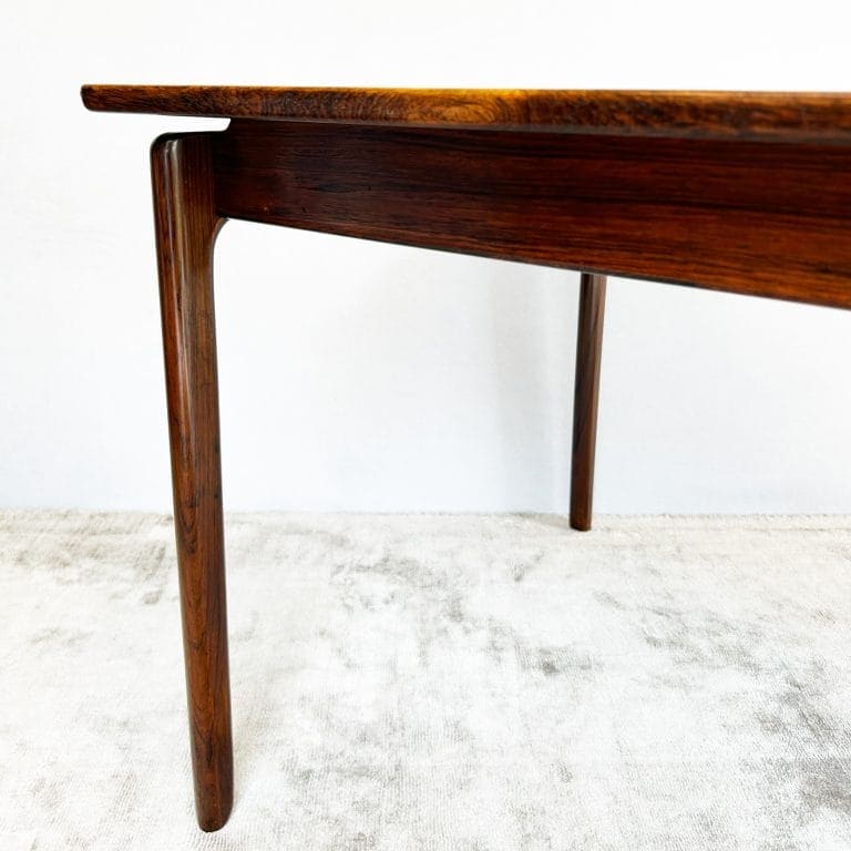 Mid Century Brazilian Rosewood Coffee Table by Ole Wanscher