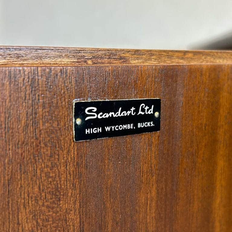 Mid Century Elm Sideboard By Scandart of High Wycombe