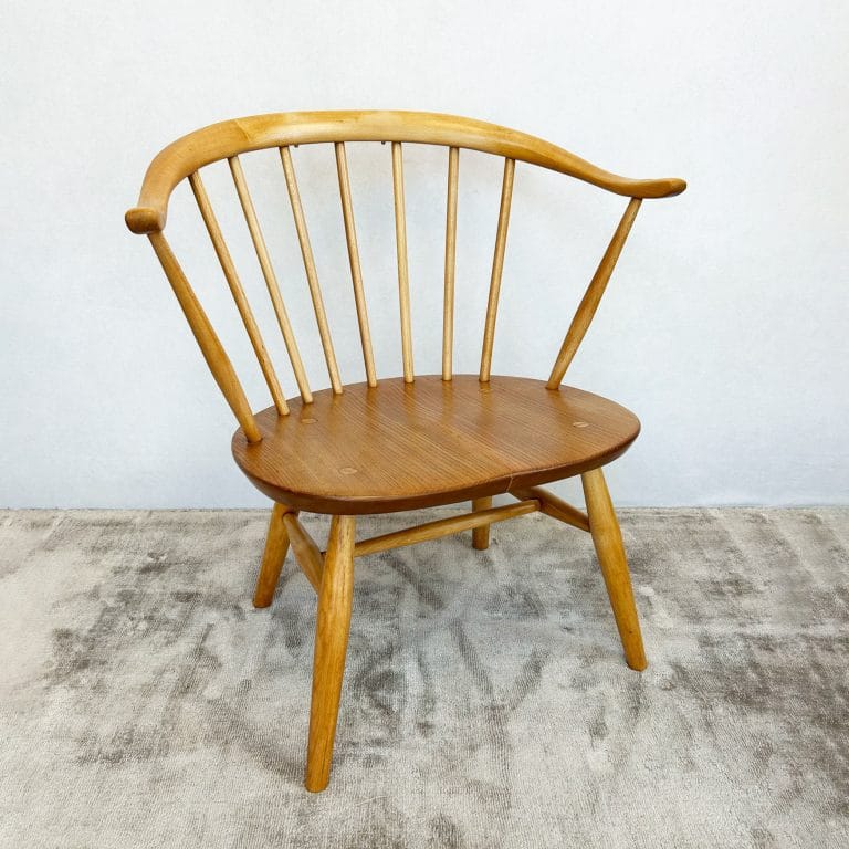 Mid Century Ercol Model 449a Cowhorn Chair