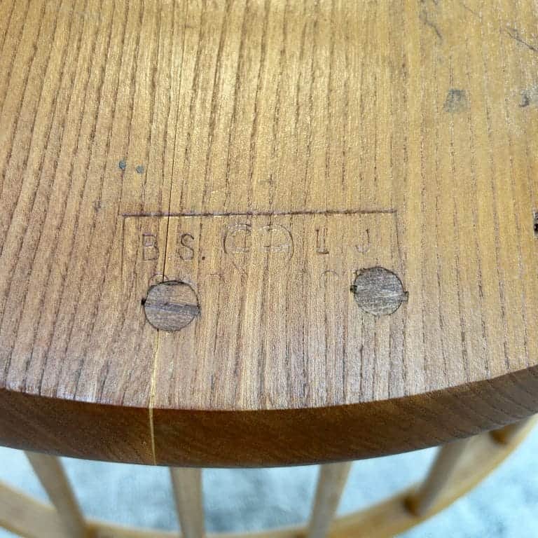 Mid Century Ercol Model 449a Cowhorn Chair