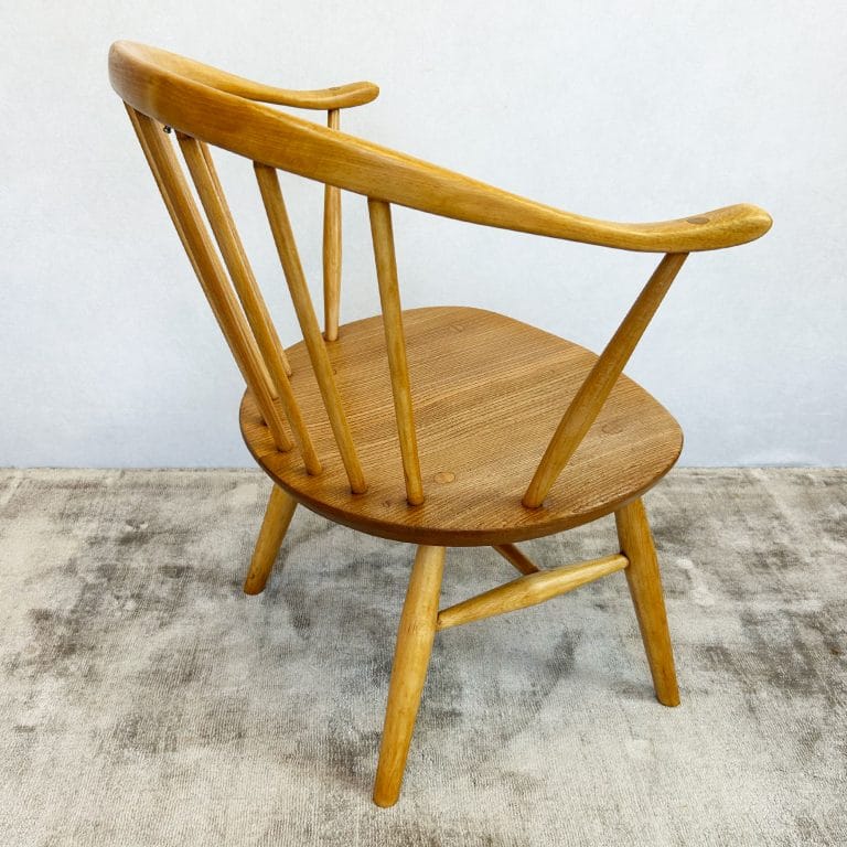 Mid Century Ercol Model 449a Cowhorn Chair