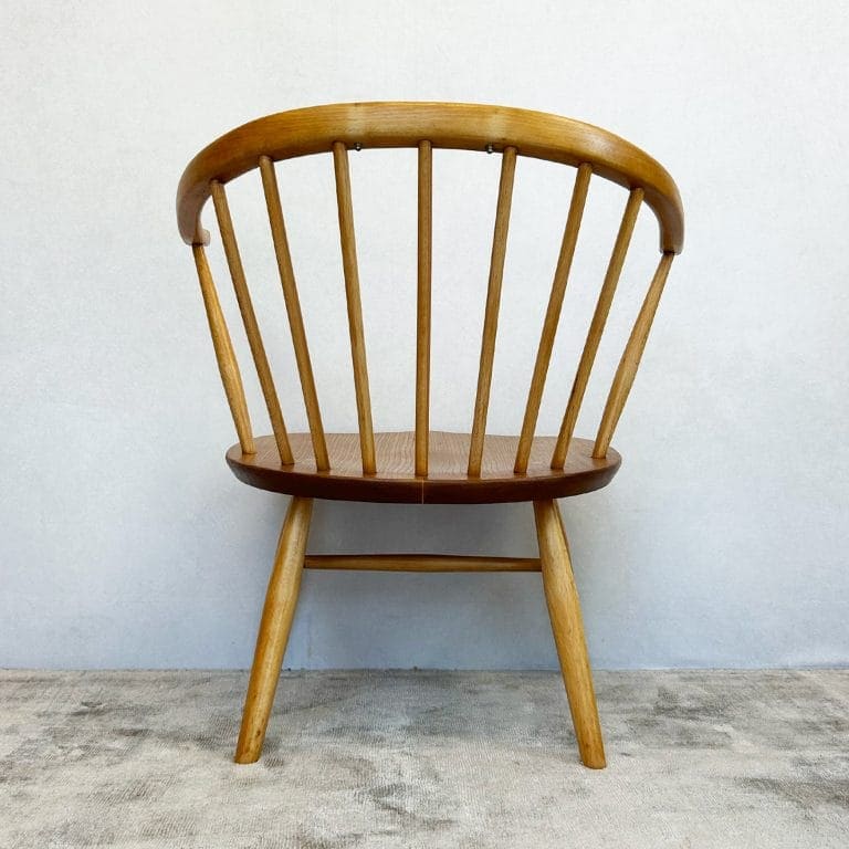 Mid Century Ercol Model 449a Cowhorn Chair