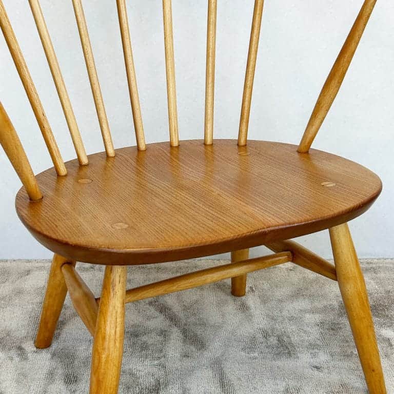 Mid Century Ercol Model 449a Cowhorn Chair