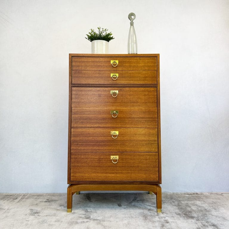 Mid Century G Plan Tallboy Chest of Drawers