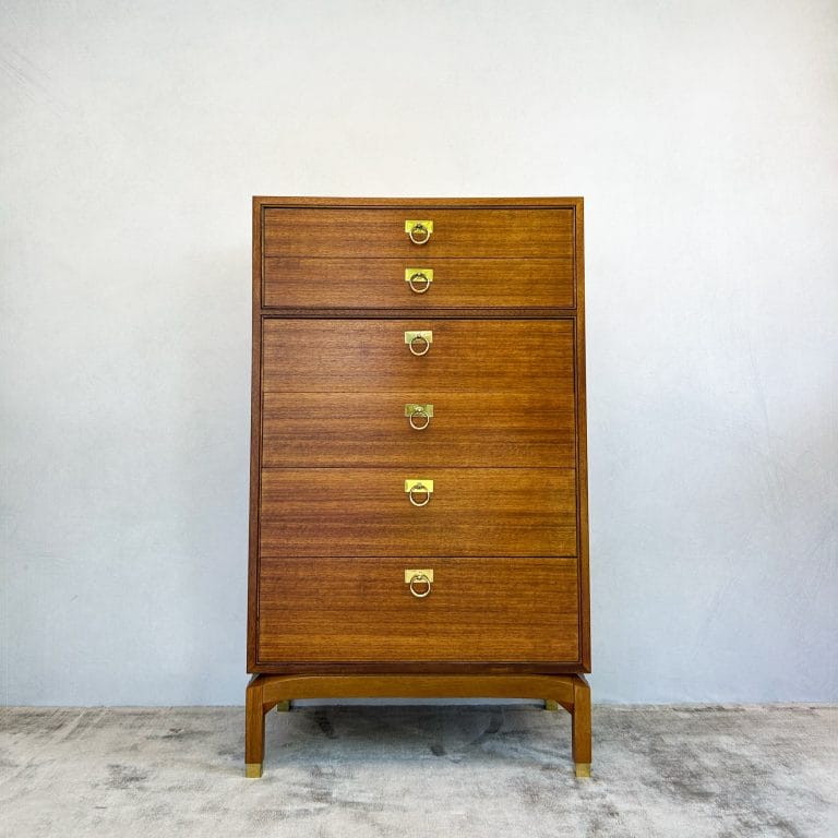 Mid Century G Plan Tallboy Chest of Drawers