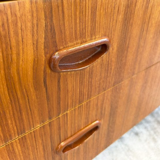 Mid Century Roll Top Bureau by Egon Østergaard for Svensk Mobelindustri