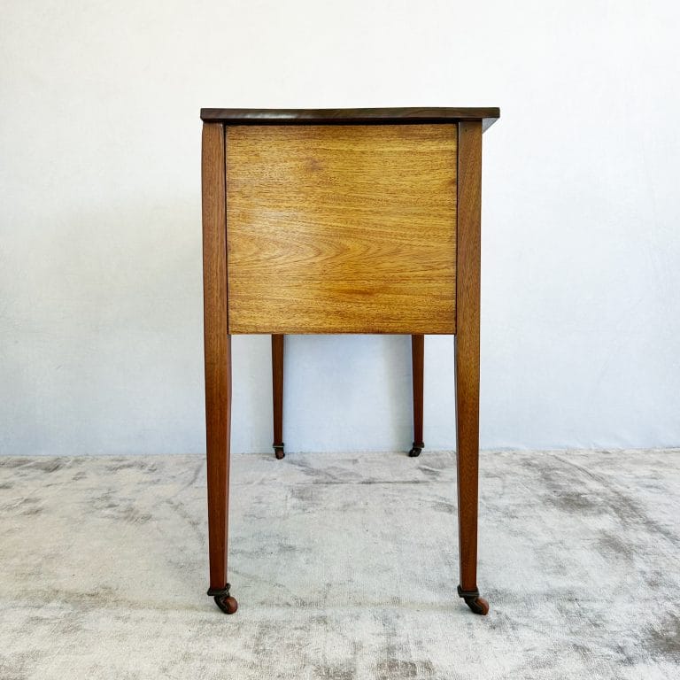 Vintage Edwardian Inlaid Mahogany Dressing Desk