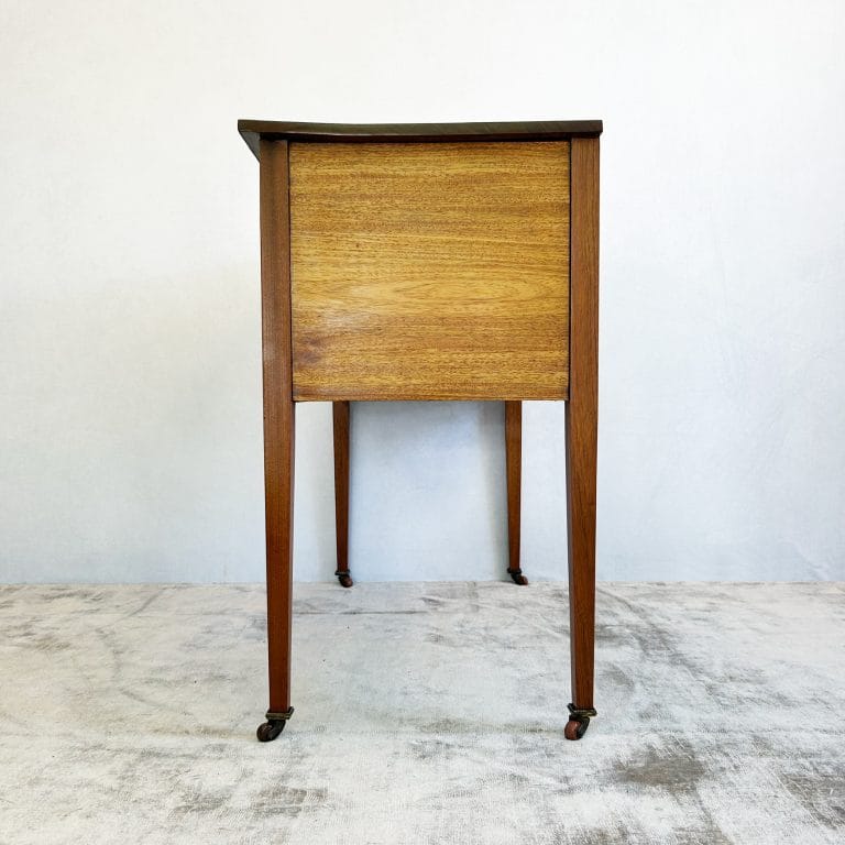 Vintage Edwardian Inlaid Mahogany Dressing Desk