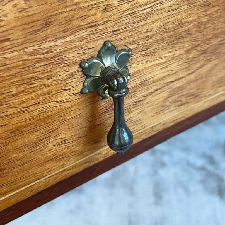 Vintage Edwardian Inlaid Mahogany Dressing Desk