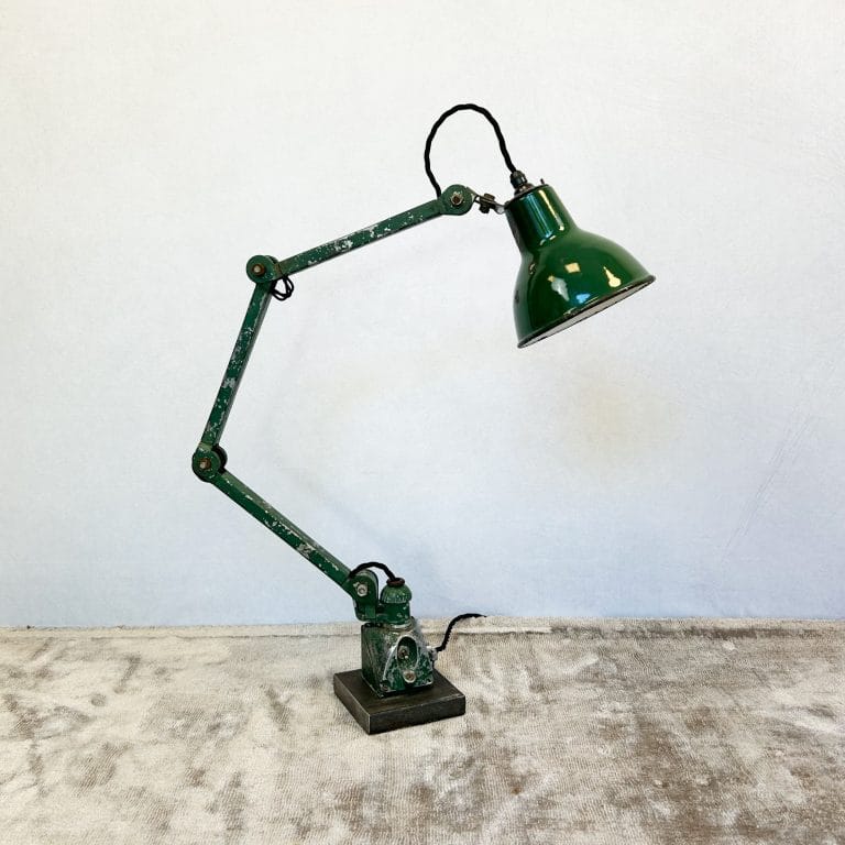 Vintage Industrial Anglepoise Engineers Task Lamp by EDL
