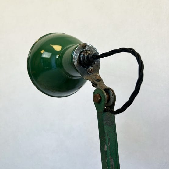 Vintage Industrial Anglepoise Engineers Task Lamp by EDL