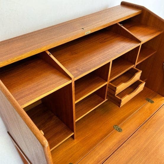 Danish Modern Teak Secretary Desk / Bureau by Vantinge Møbelindustri