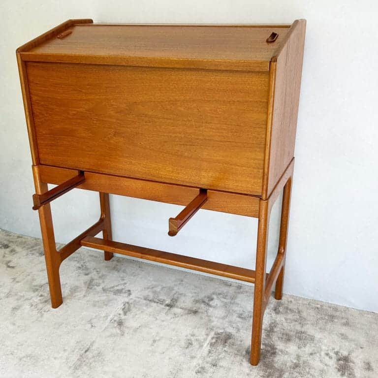 Danish Modern Teak Secretary Desk / Bureau by Vantinge Møbelindustri
