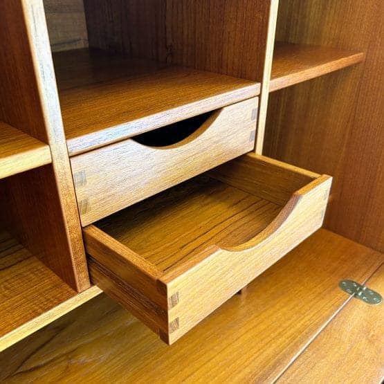 Danish Modern Teak Secretary Desk / Bureau by Vantinge Møbelindustri
