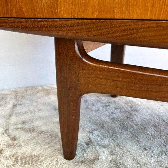 Mid Century Teak G-Plan Fresco Compact Sideboard By Victor Wilkins