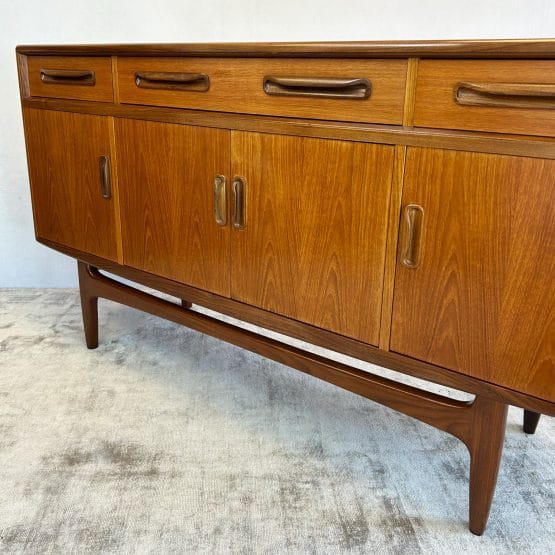 Mid Century Teak G-Plan Fresco Compact Sideboard By Victor Wilkins