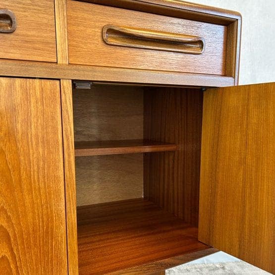 Mid Century Teak G-Plan Fresco Compact Sideboard By Victor Wilkins