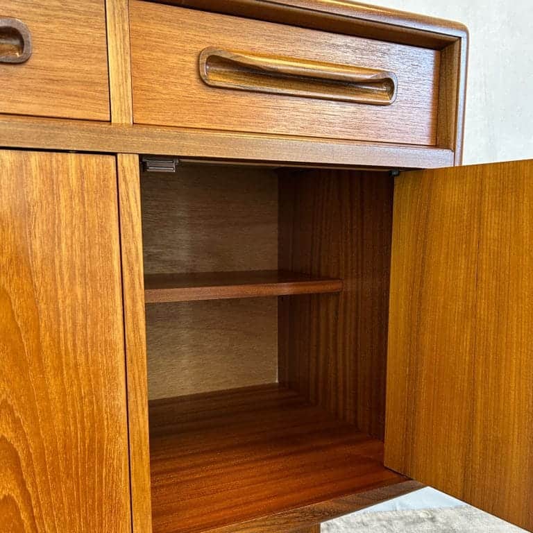 Mid Century Teak G-Plan Fresco Compact Sideboard By Victor Wilkins