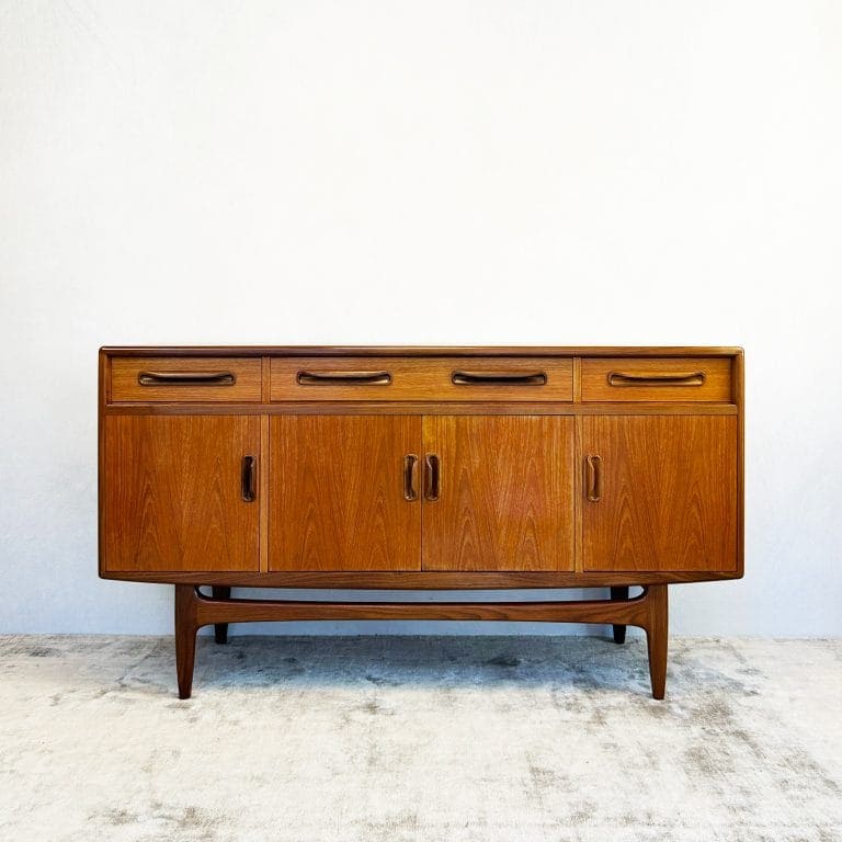 Mid Century Teak G-Plan Fresco Compact Sideboard By Victor Wilkins