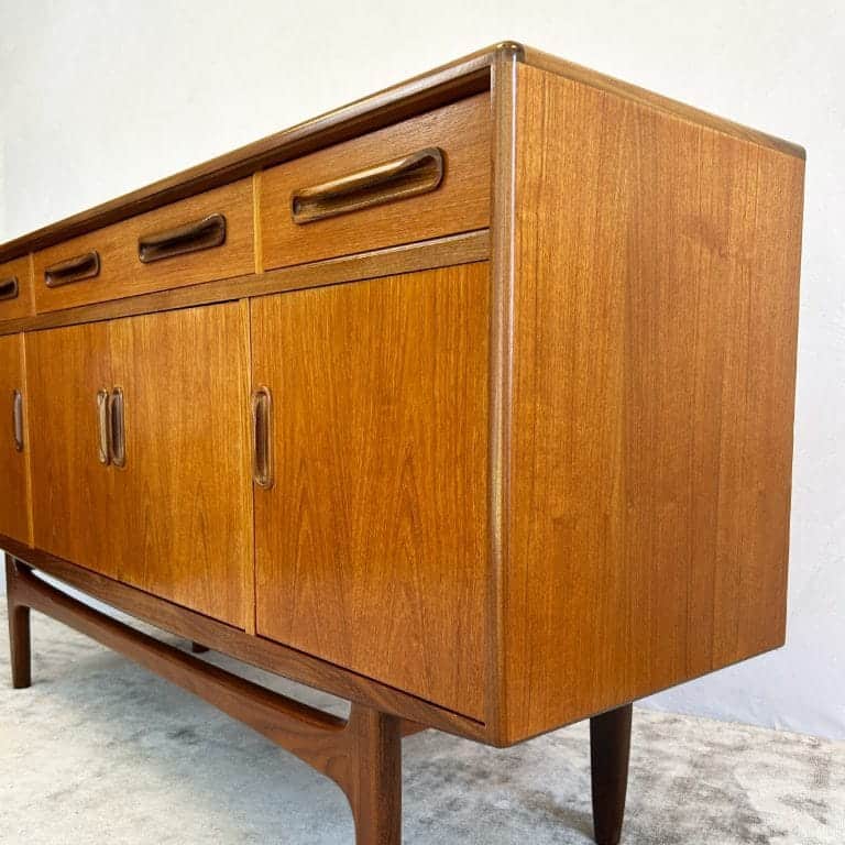 Mid Century Teak G-Plan Fresco Compact Sideboard By Victor Wilkins