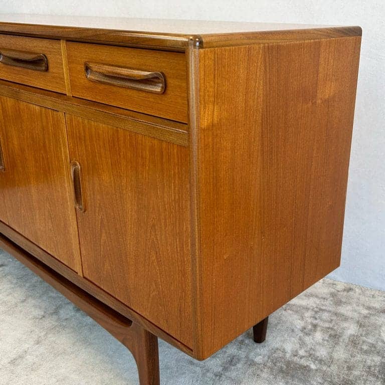 Mid Century Teak G-Plan Fresco Compact Sideboard By Victor Wilkins