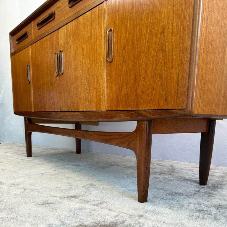 Mid Century Teak G-Plan Fresco Compact Sideboard By Victor Wilkins