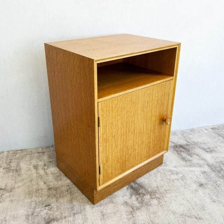 Pair of Mid Century Oak Bedside Cabinets by Meredew