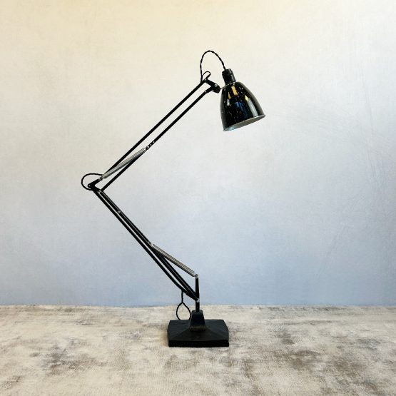 Vintage Herbert Terry No. 1209 Black Anglepoise Desk Lamp