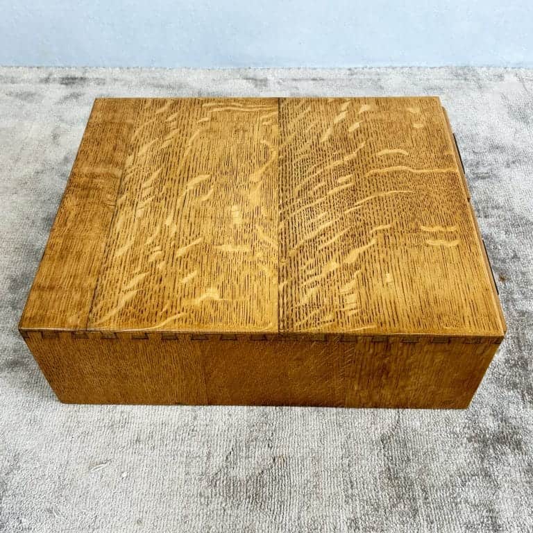 Vintage Light Oak Double Index Drawers