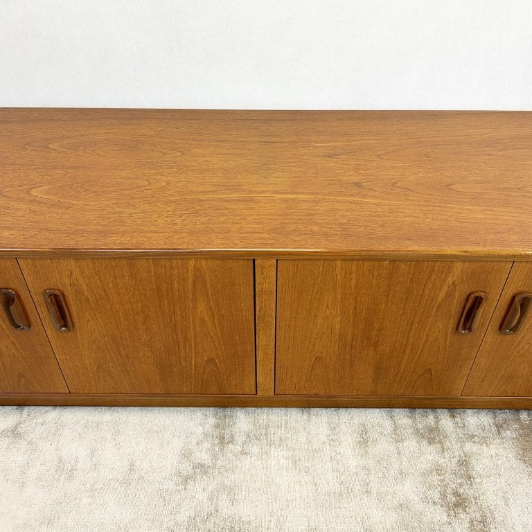 Mid Century G-Plan Fresco 4 Door Low Teak Sideboard