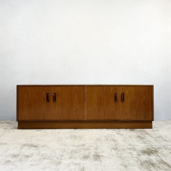 Mid Century G-Plan Fresco 4 Door Low Teak Sideboard