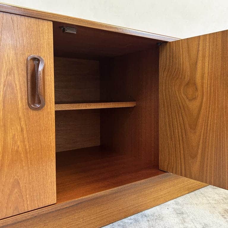 Mid Century G-Plan Fresco 4 Door Low Teak Sideboard