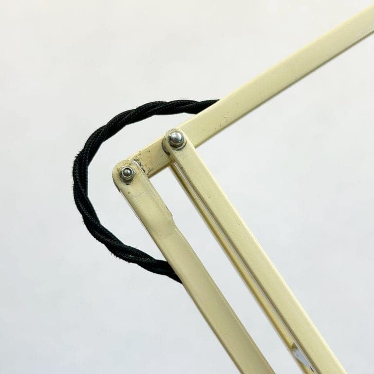 Vintage 1950s Cream Herbert Terry & Sons 3 Step Anglepoise Lamp Model No. 1227
