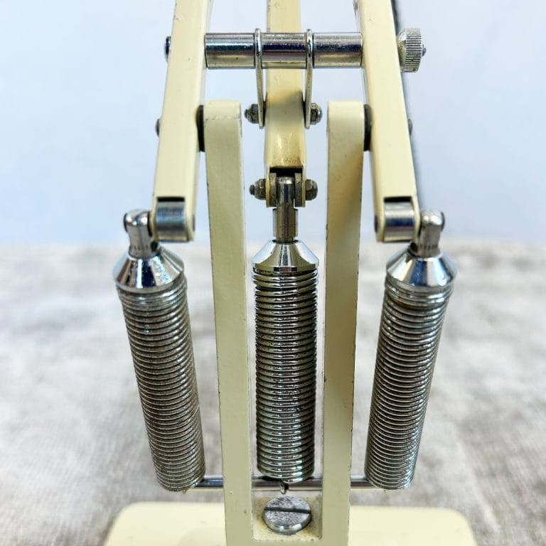 Vintage 1950s Cream Herbert Terry & Sons 3 Step Anglepoise Lamp Model No. 1227